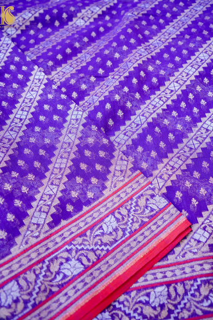 Banarasi Cotton Handloom Jamdani Ektara Saree