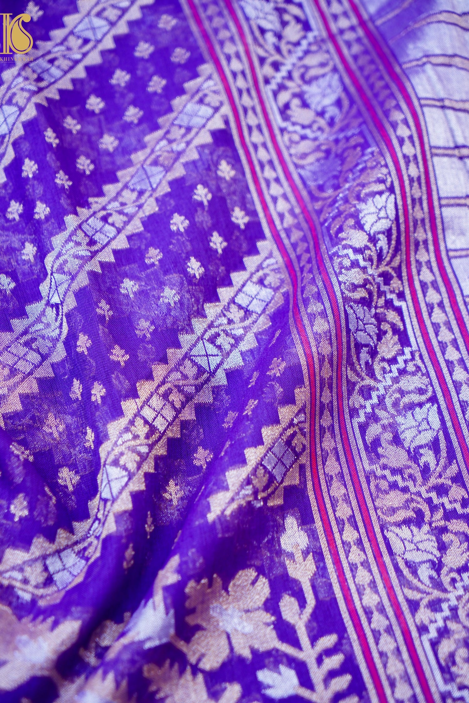 Banarasi Cotton Handloom Jamdani Ektara Saree