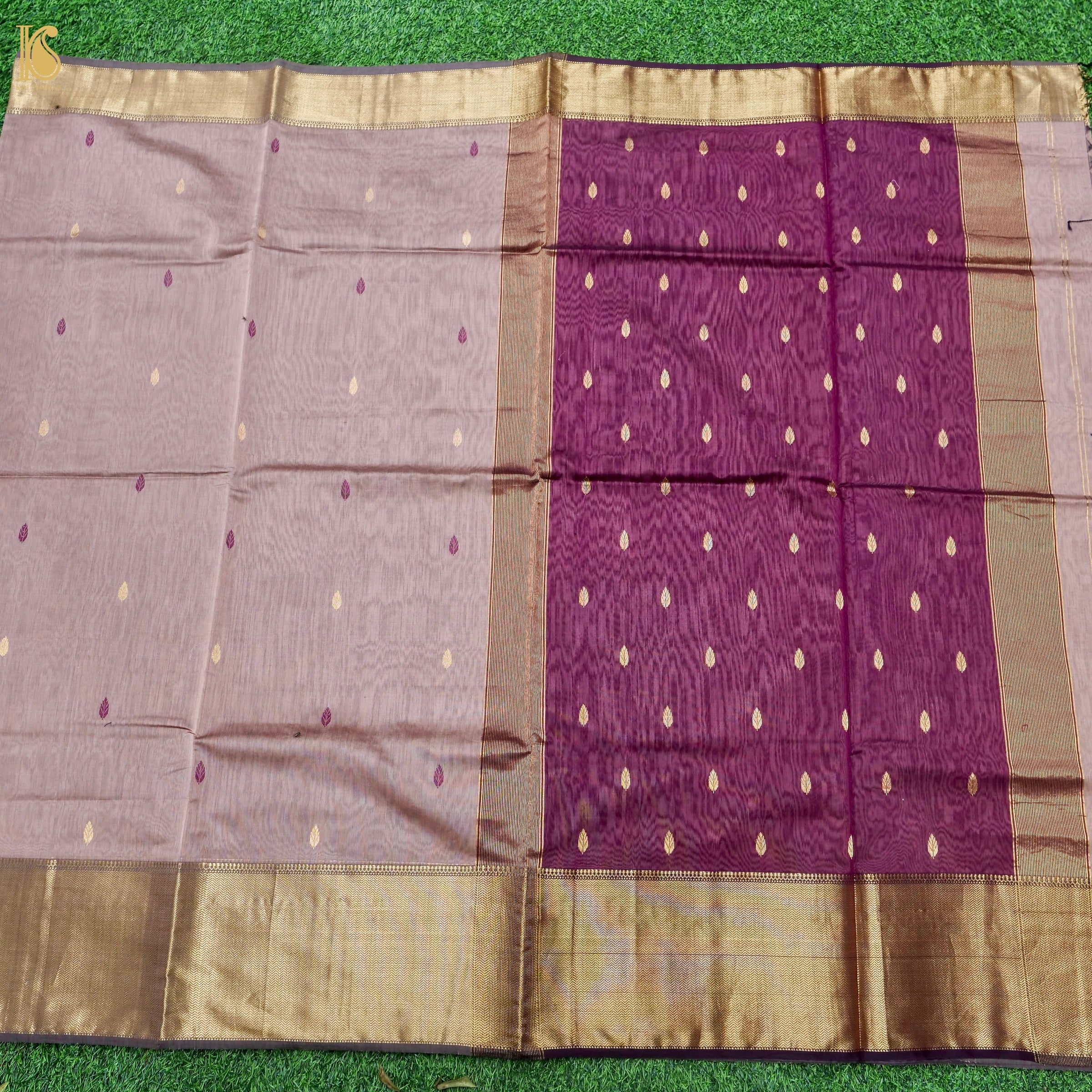 Handwoven Maheshwari Cotton Silk Saree