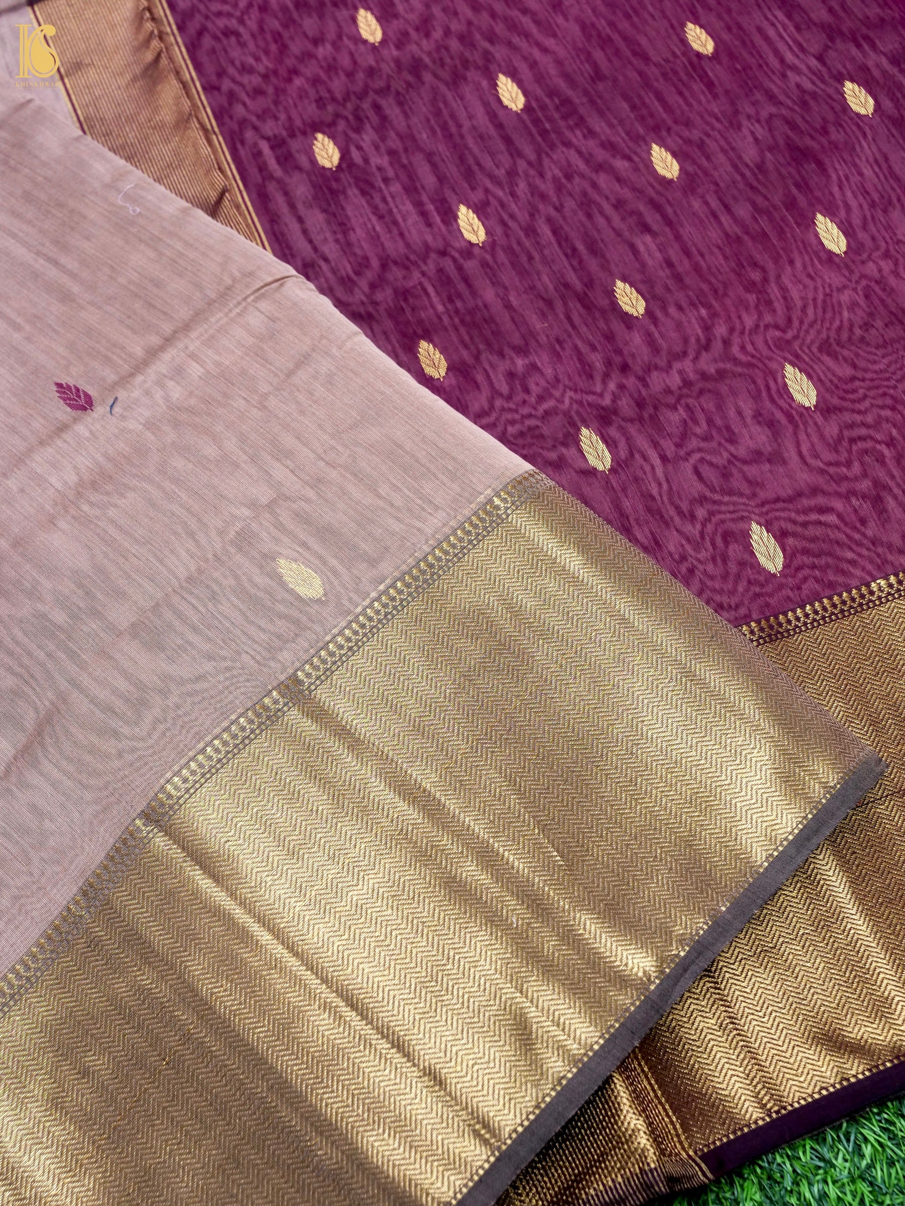 Handwoven Maheshwari Cotton Silk Saree