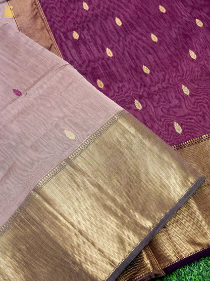 Handwoven Maheshwari Cotton Silk Saree