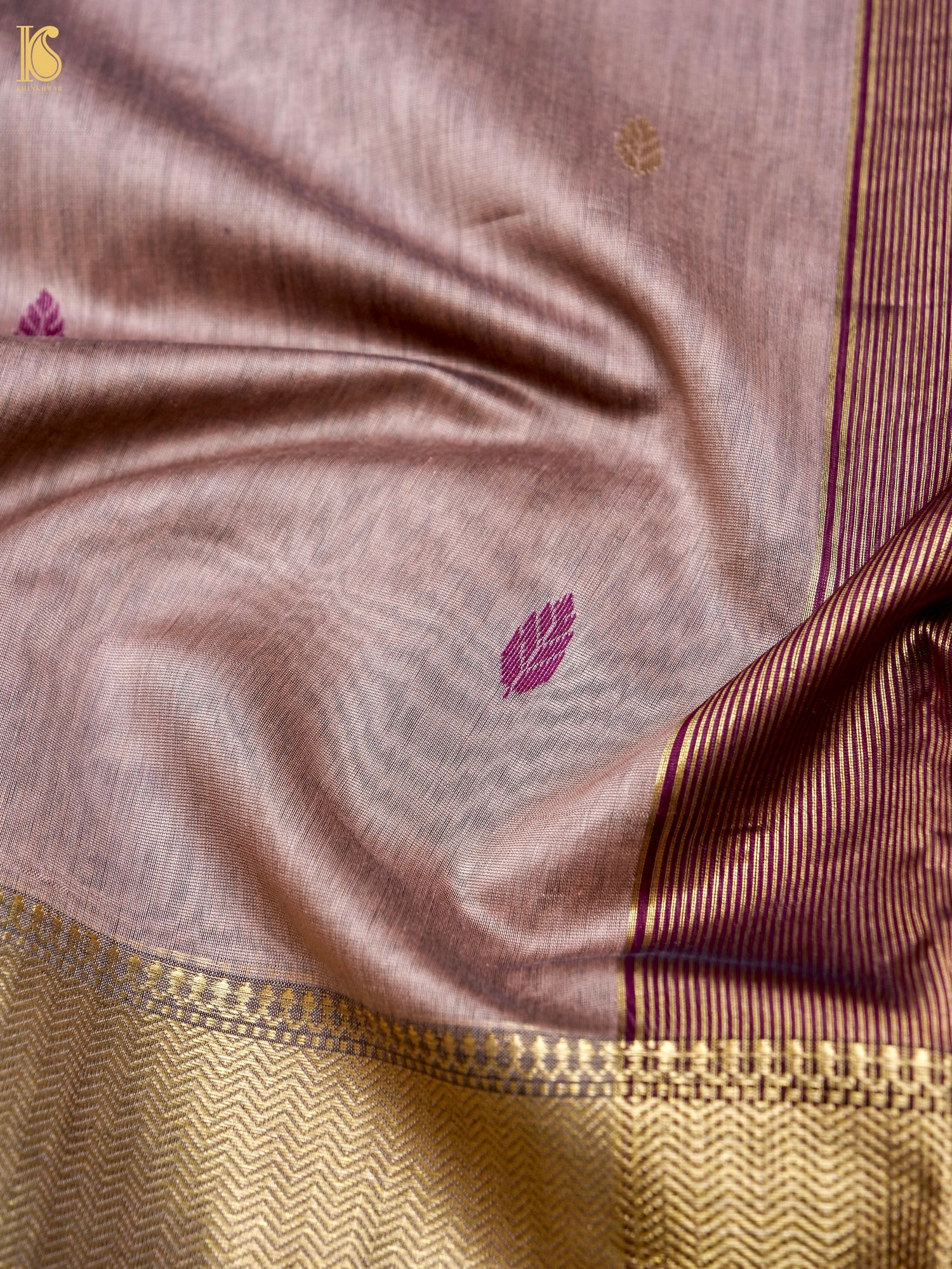 Handwoven Maheshwari Cotton Silk Saree