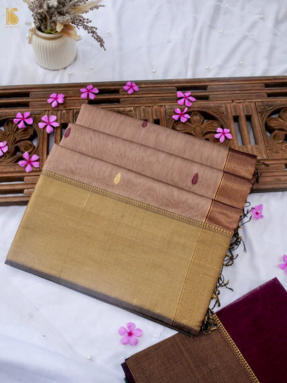 Handwoven Maheshwari Cotton Silk Saree