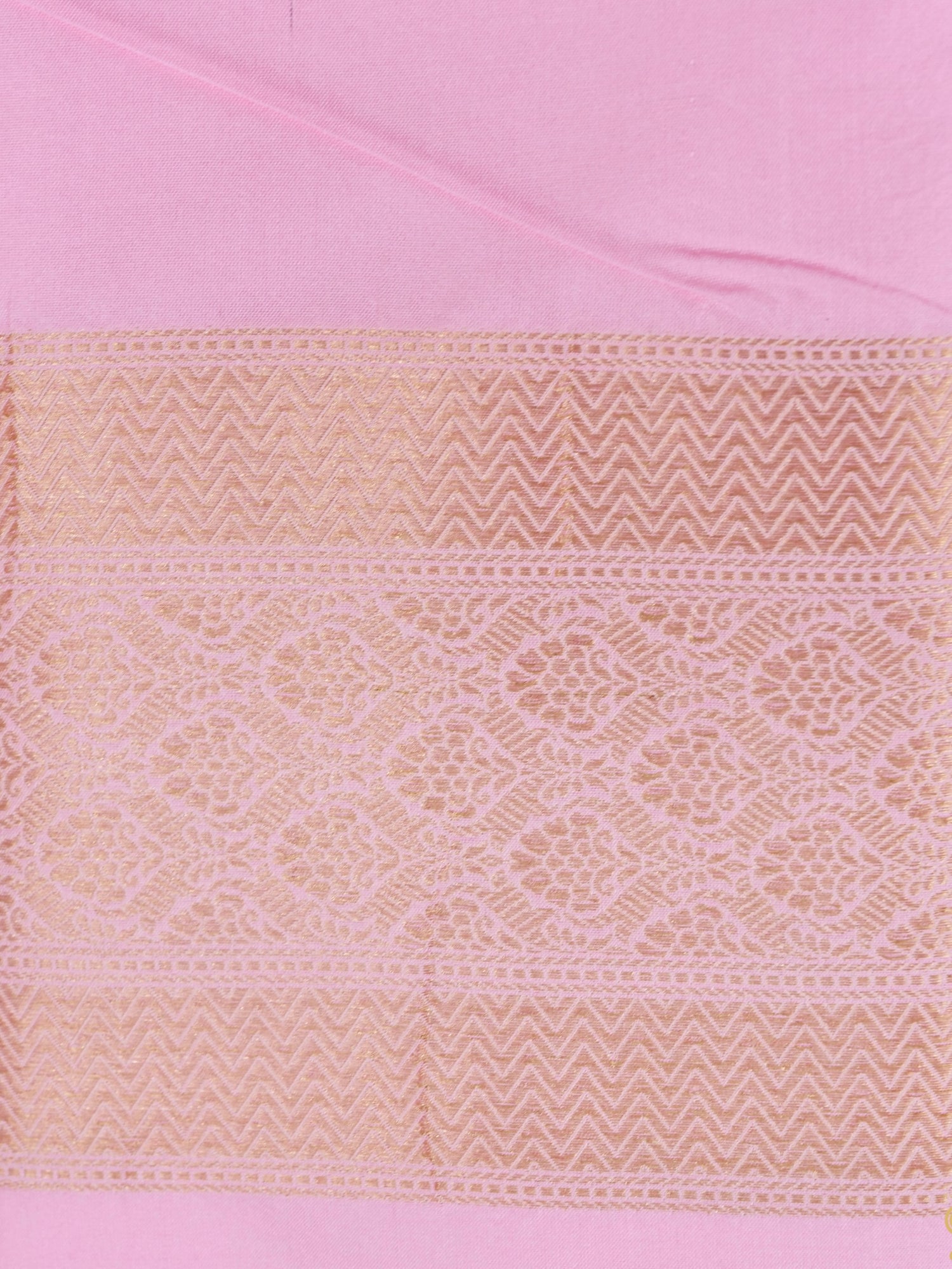 Handloom Banarasi Katan Brocade Saree in Blush Pink