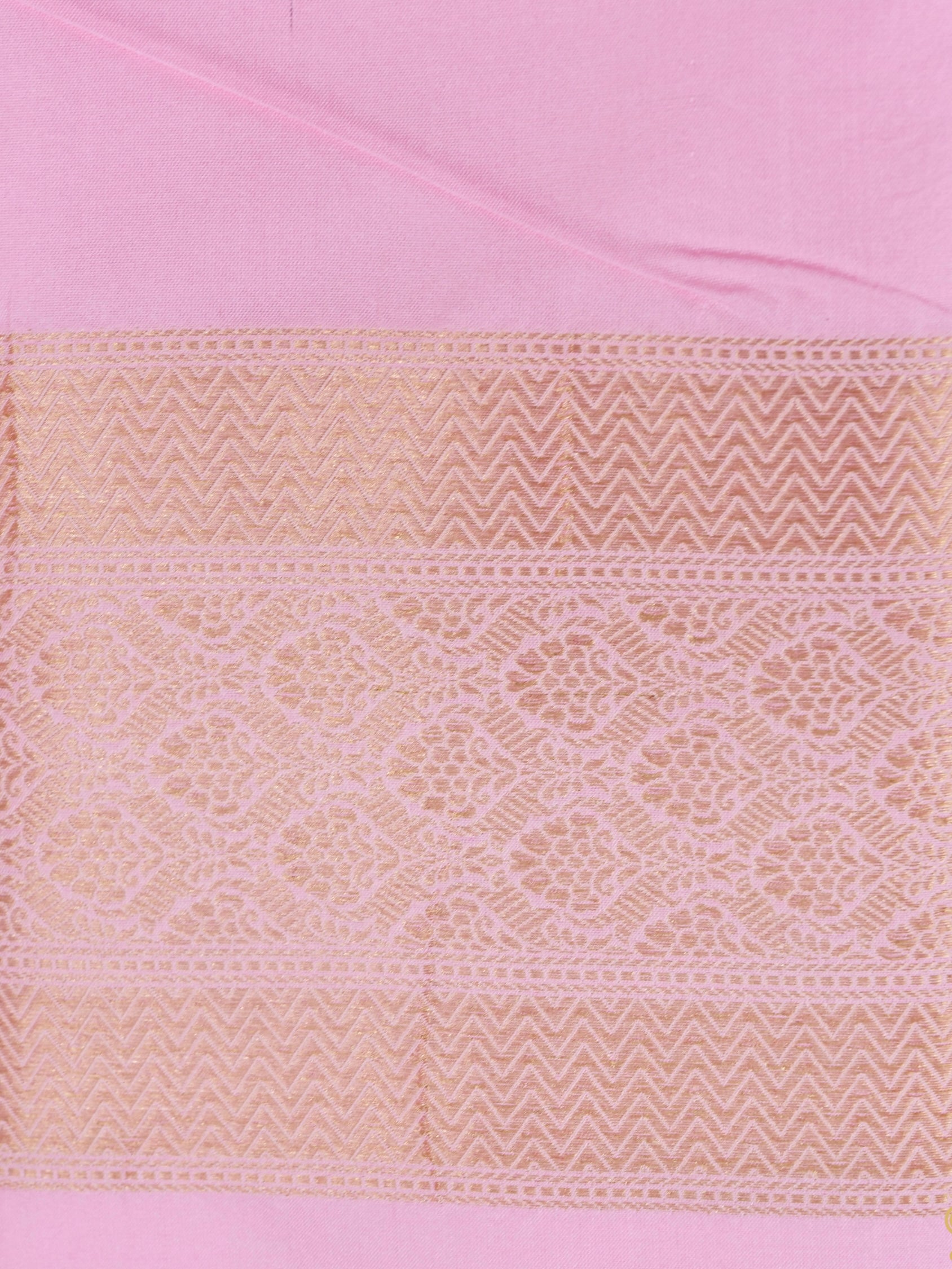Handloom Banarasi Katan Brocade Saree in Blush Pink