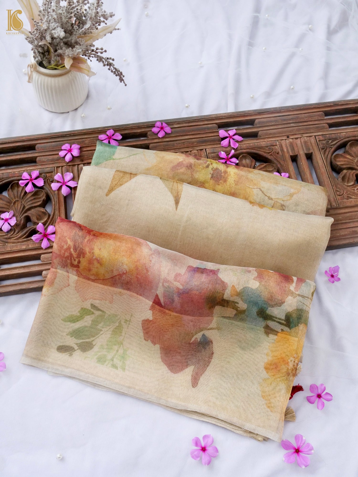 Tissue Silk Print Saree
