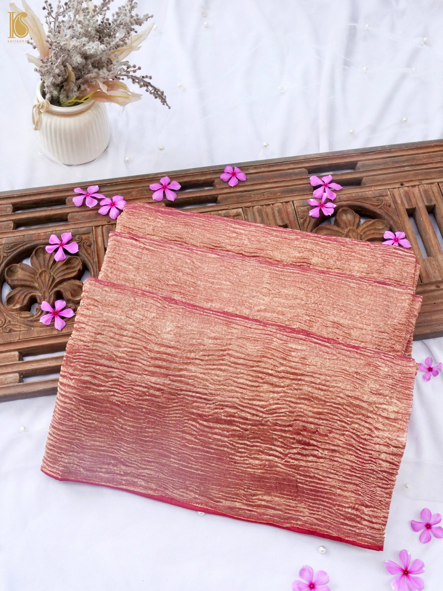 Banarasi Crush Tissue Silk Saree