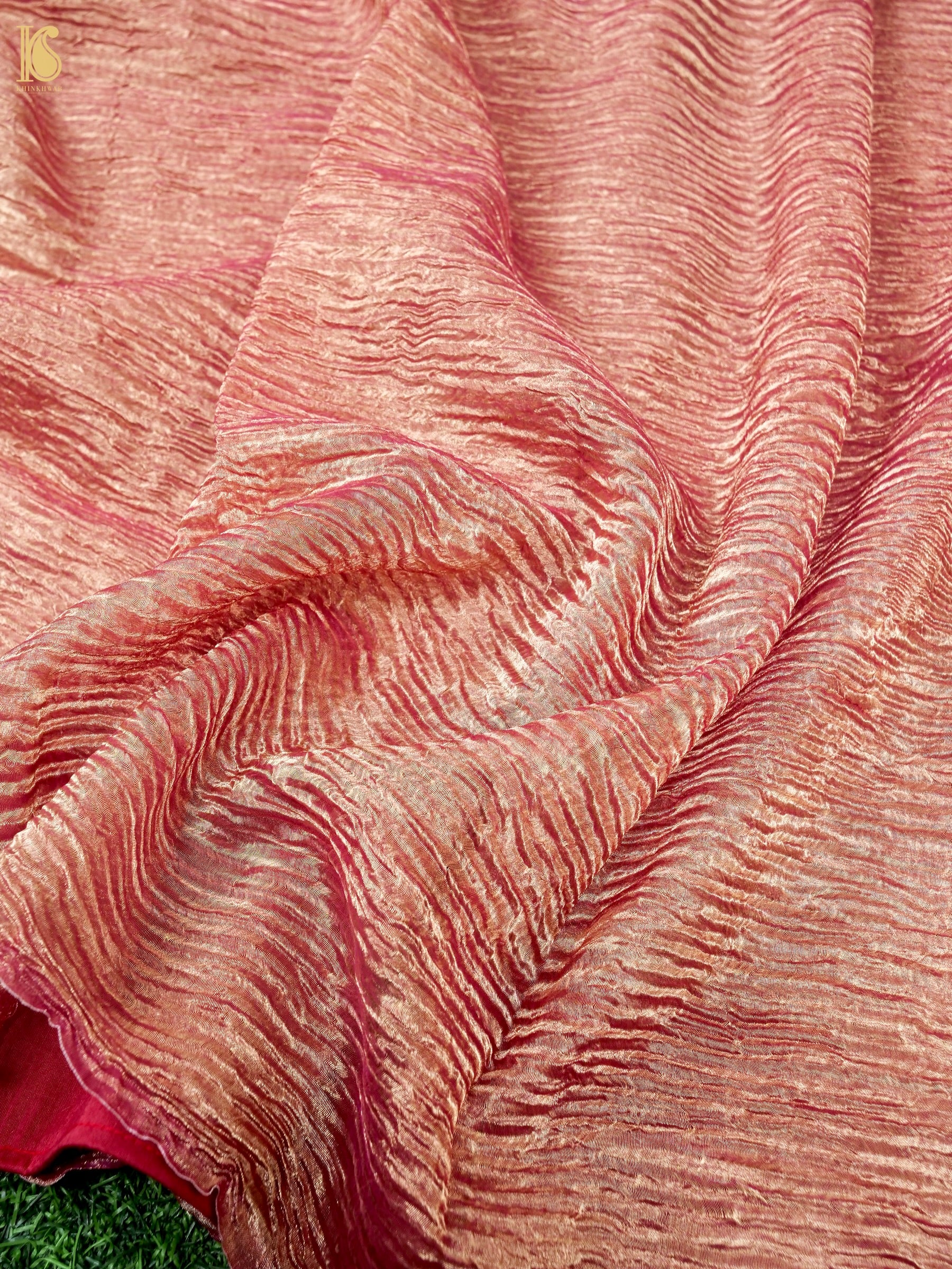Banarasi Crush Tissue Silk Saree