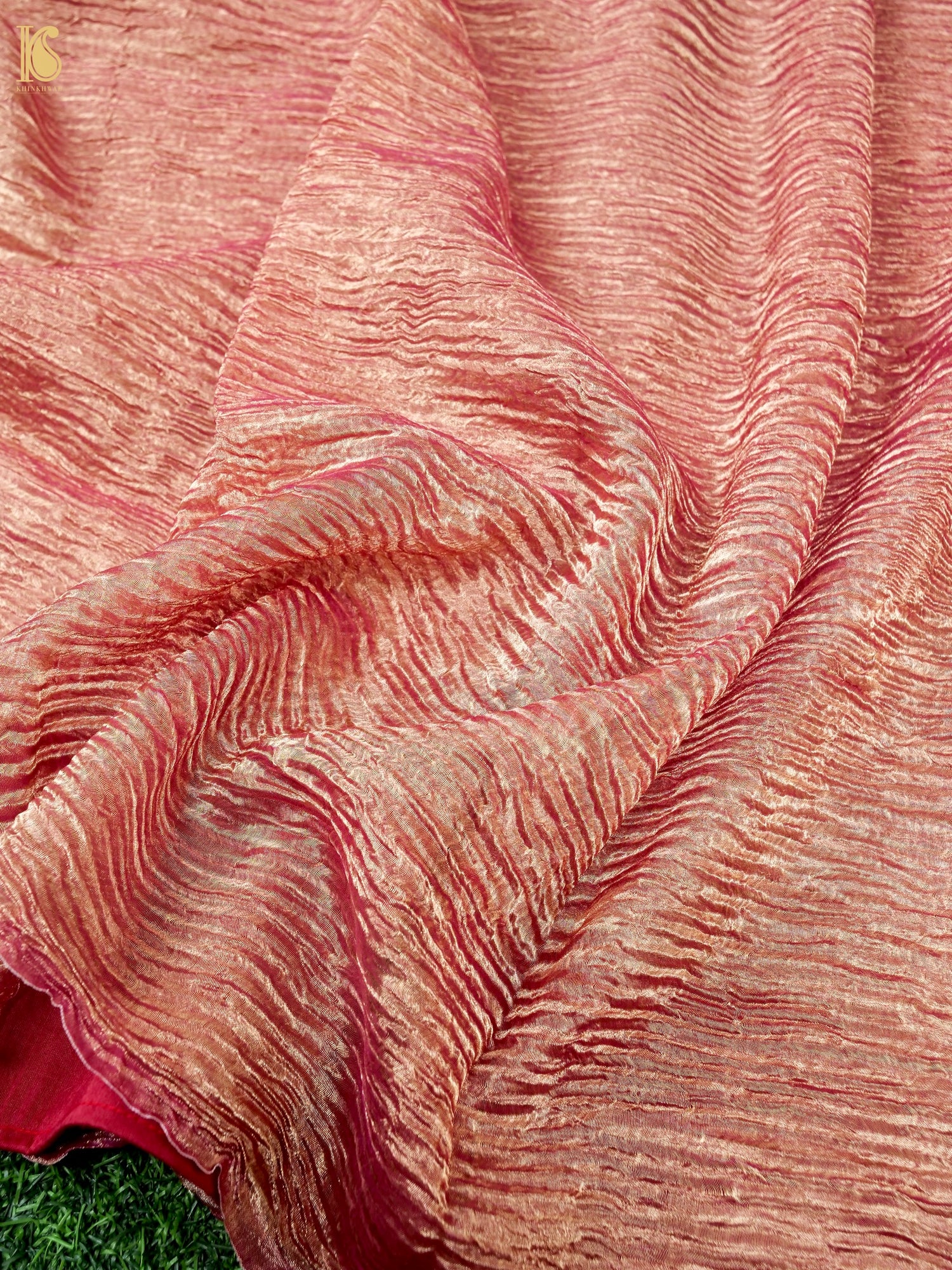 Banarasi Crush Tissue Silk Saree