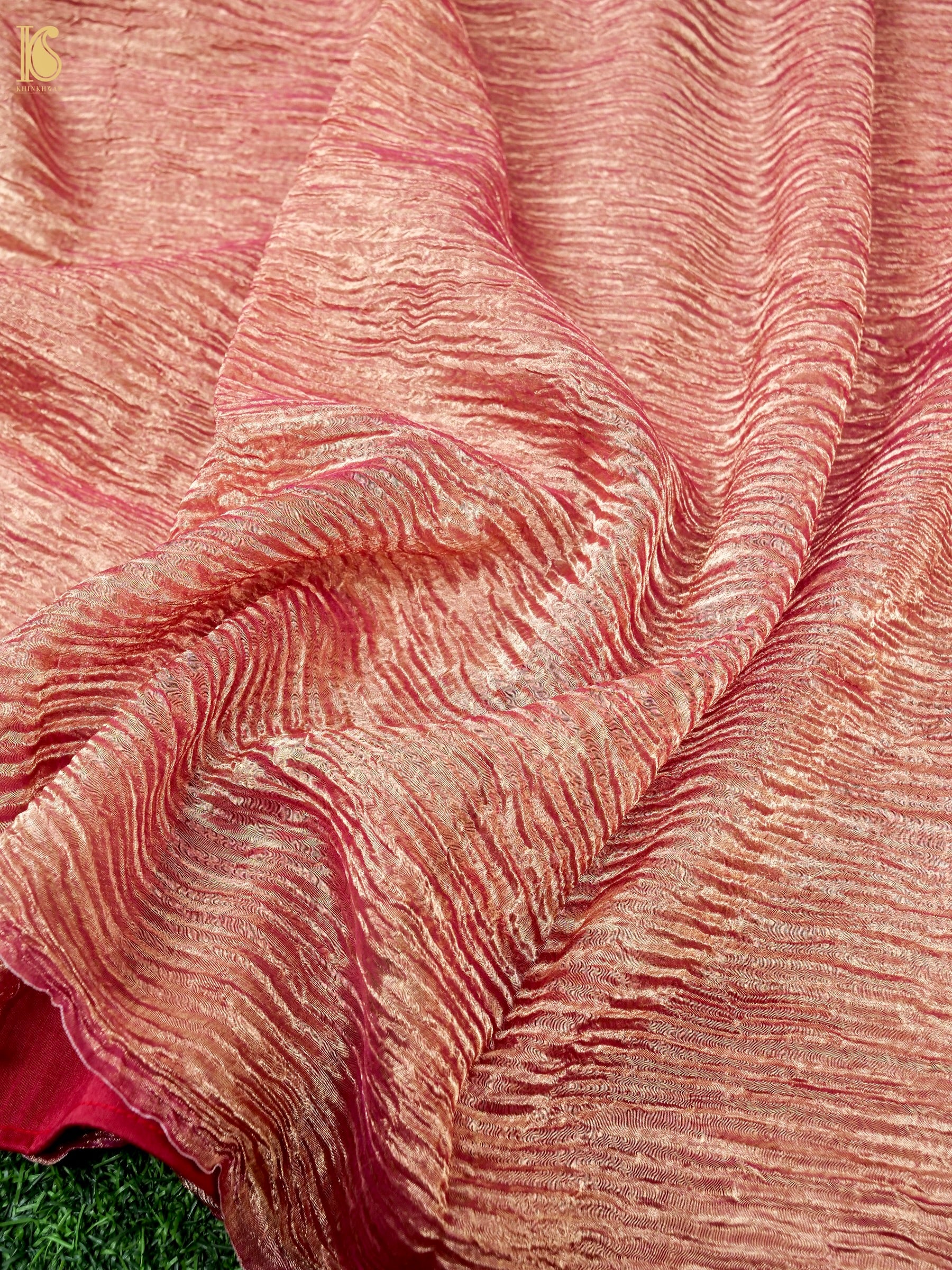 Banarasi Crush Tissue Silk Saree