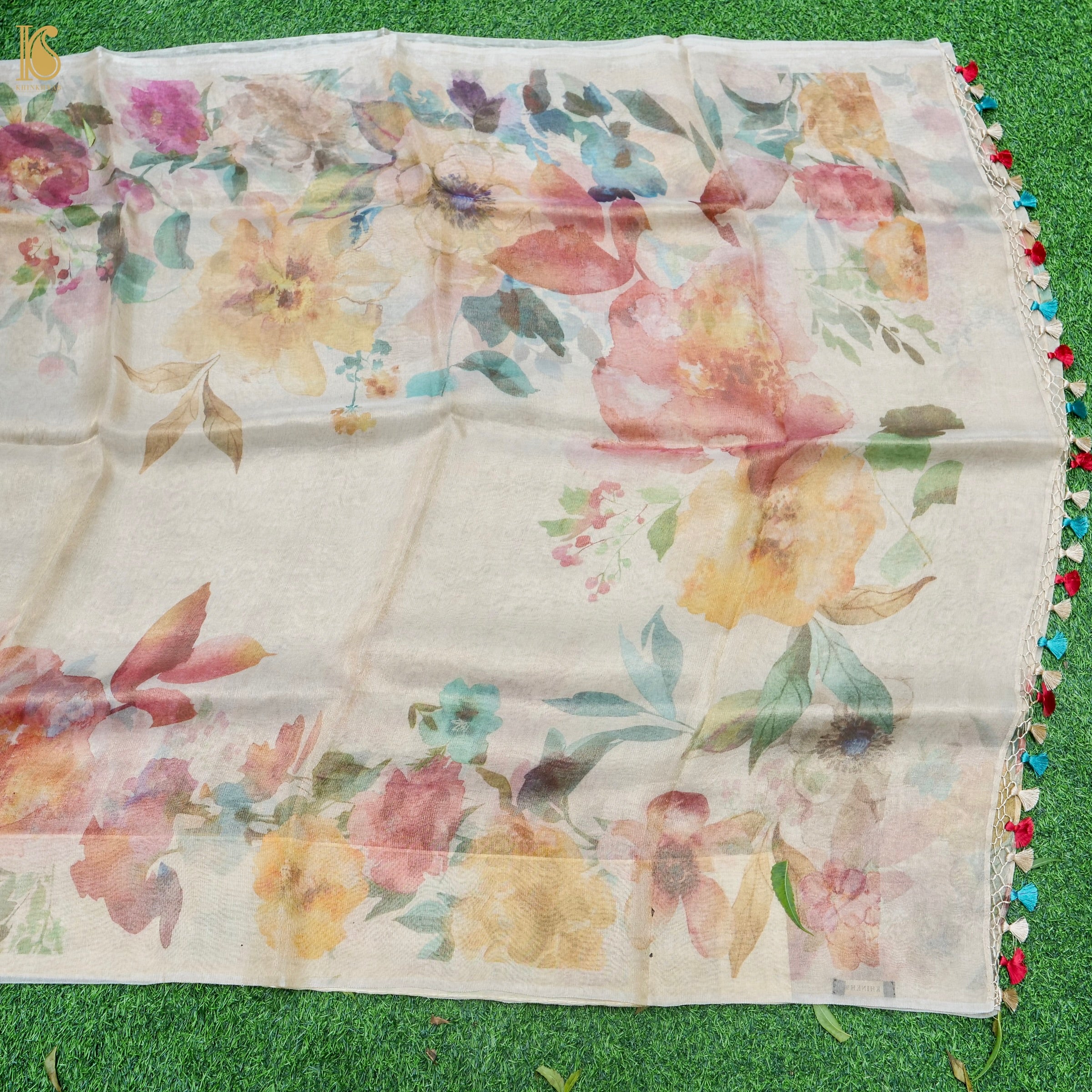 Tissue Silk Print Saree