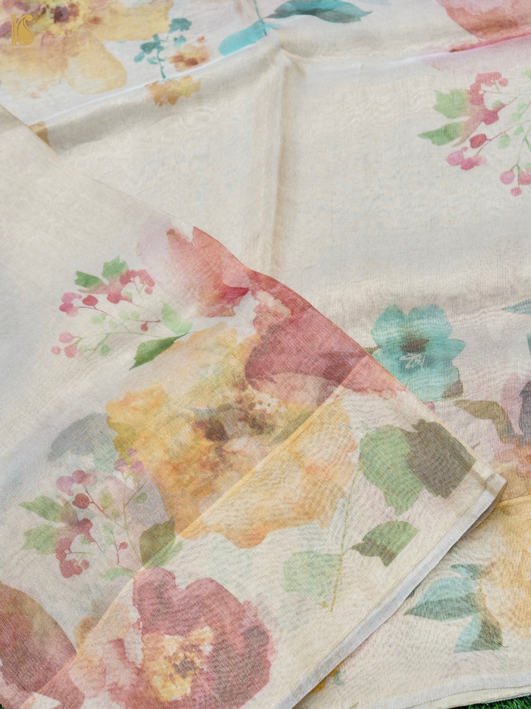 Tissue Silk Print Saree