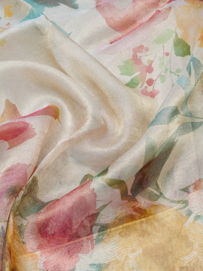 Tissue Silk Print Saree
