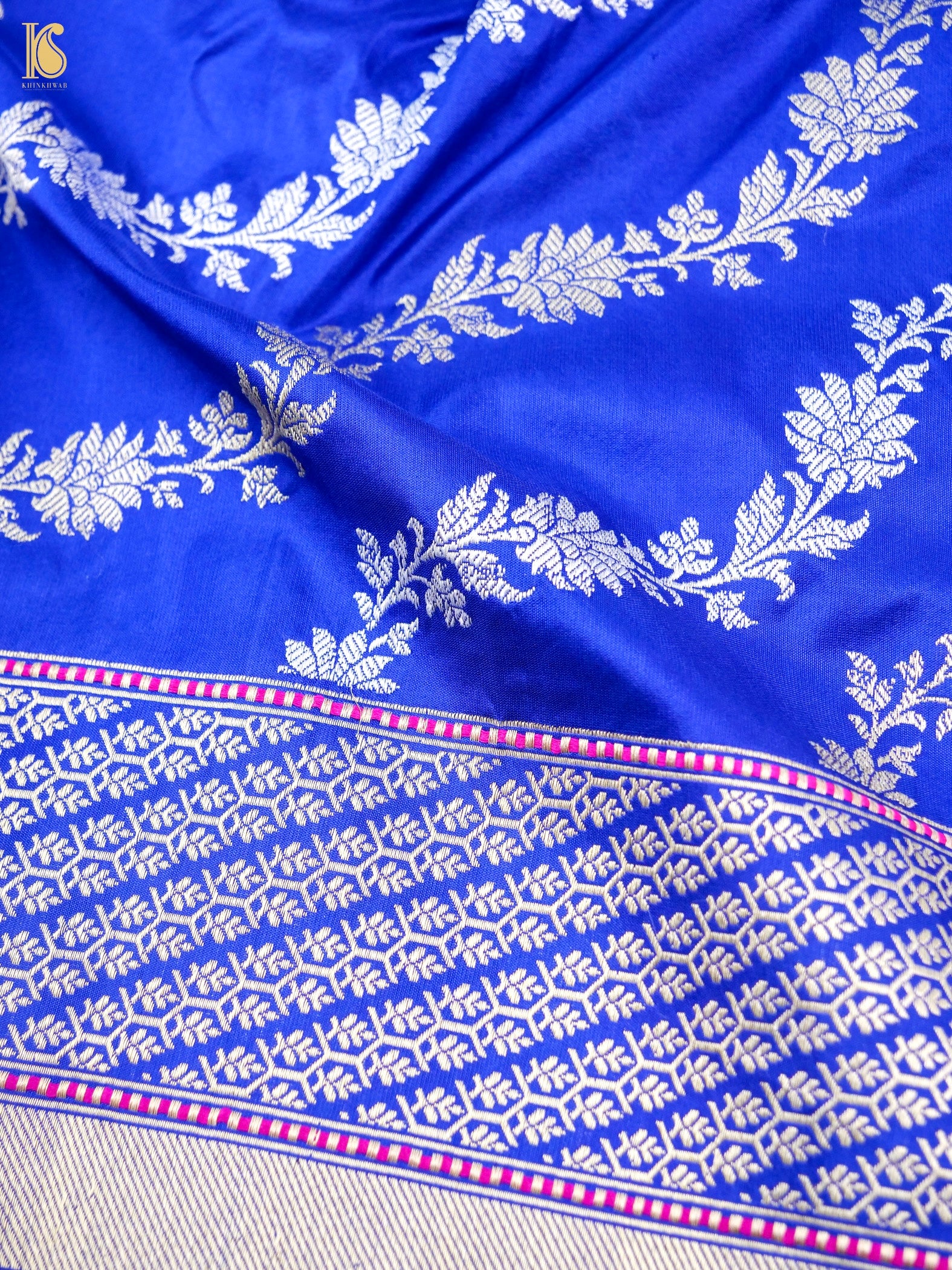 Pure Silk Aada Handwoven Banarasi Saree