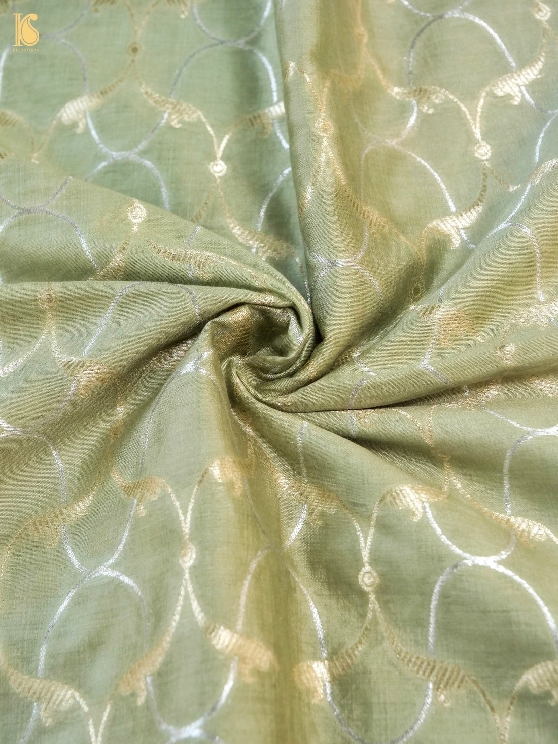 Pure Cotton Silk Banarasi Fabric