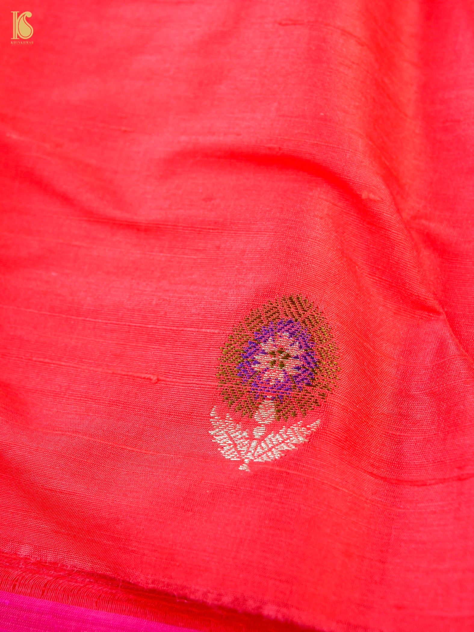 Pure Raw Silk Banarasi Fabric