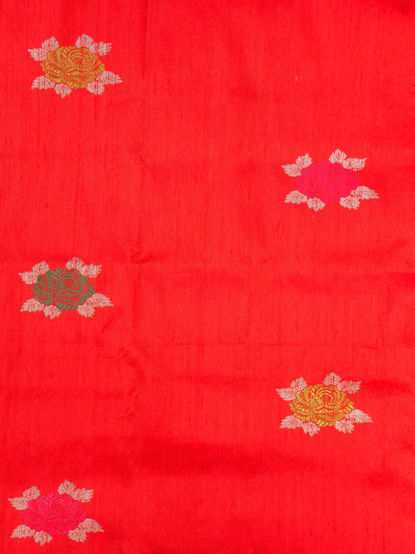 Pure Raw Silk Banarasi Fabric