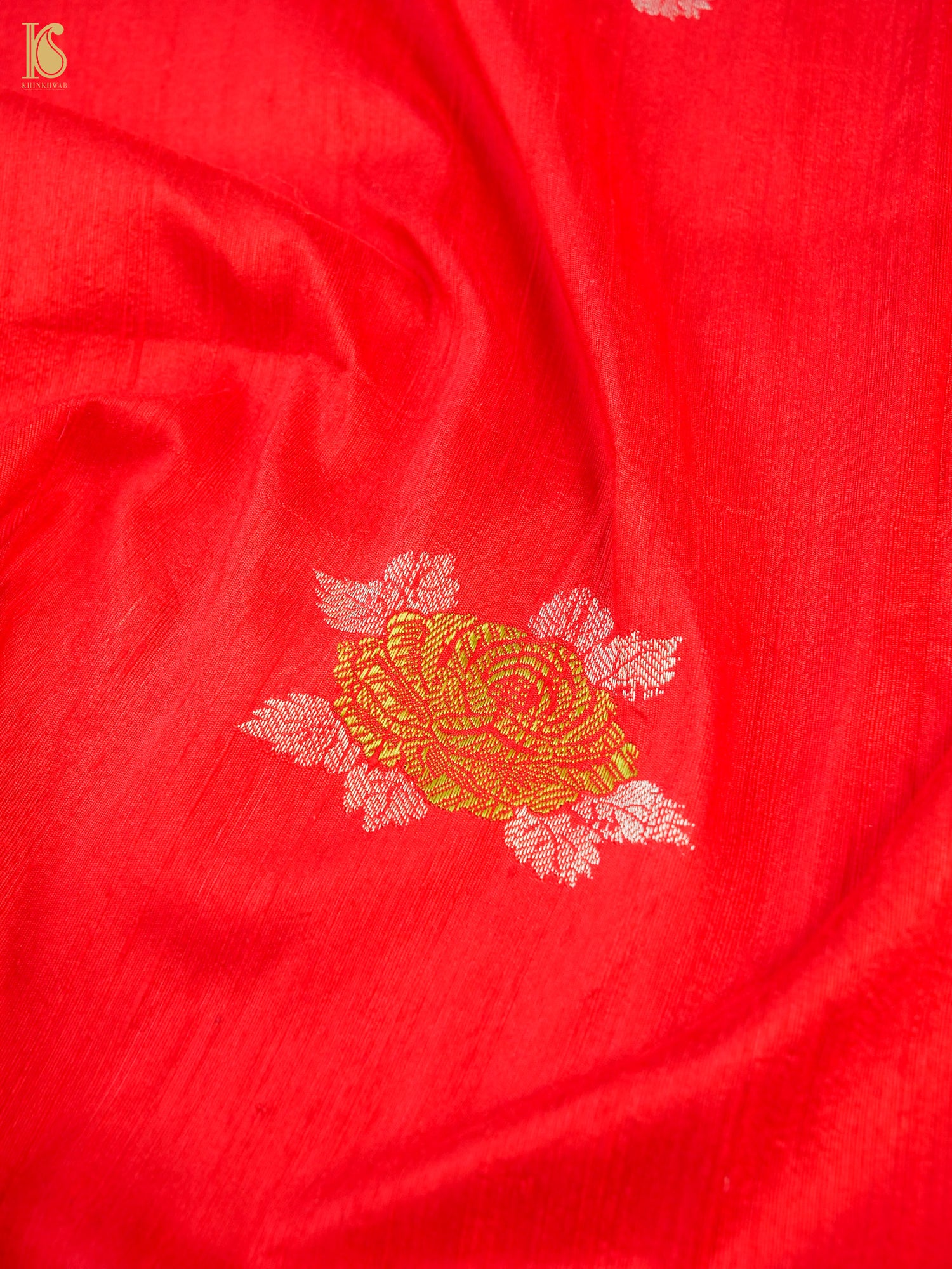 Pure Raw Silk Banarasi Fabric