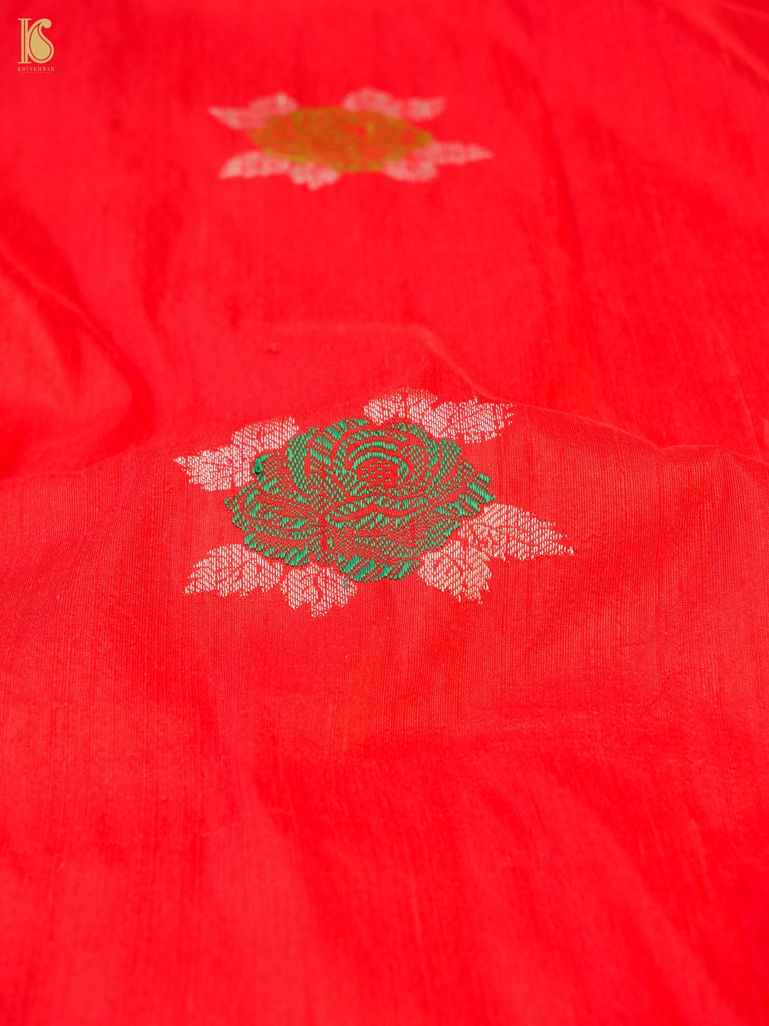 Pure Raw Silk Banarasi Fabric