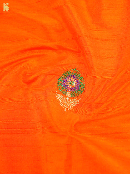 Pure Raw Silk Banarasi Fabric