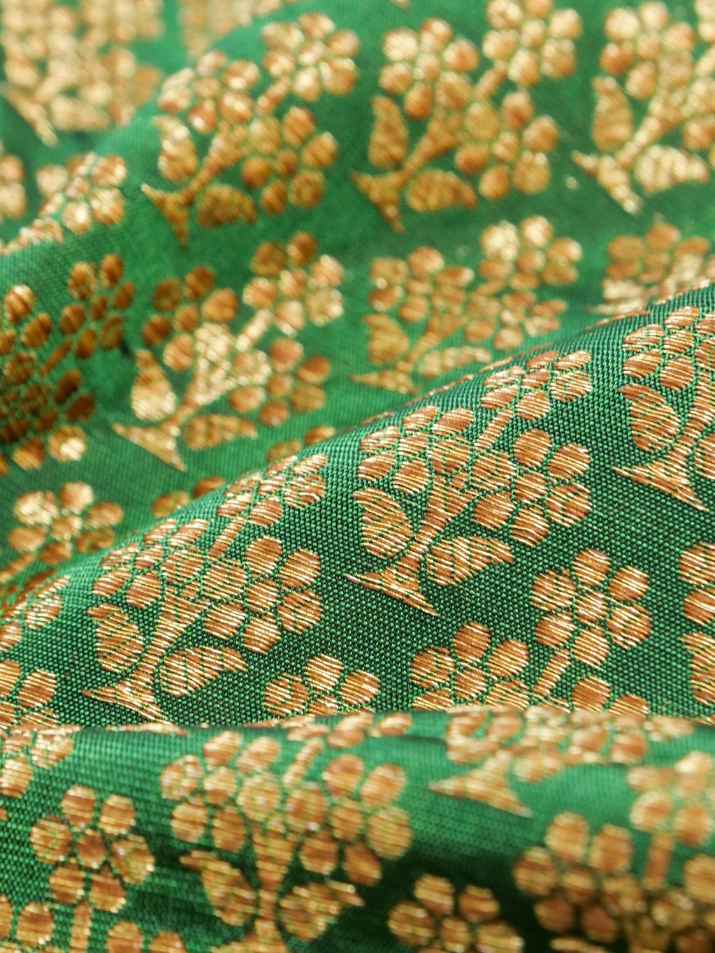 Brocade Banarasi Katan Silk Fabric