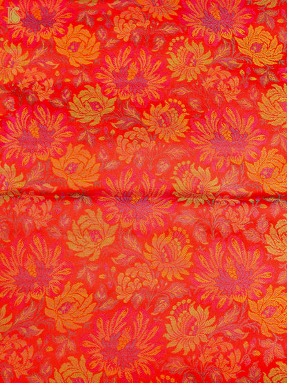 Handloom Banarasi Tanchoi Silk Fabric