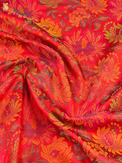 Handloom Banarasi Tanchoi Silk Fabric