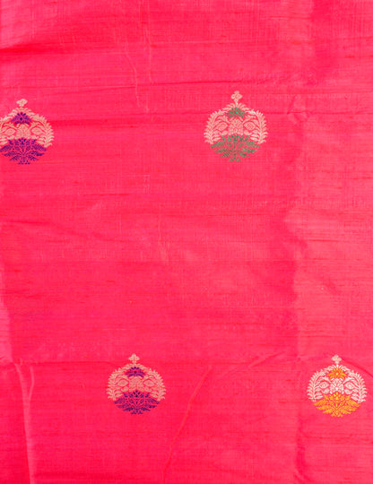 Pure Raw Silk Banarasi Fabric