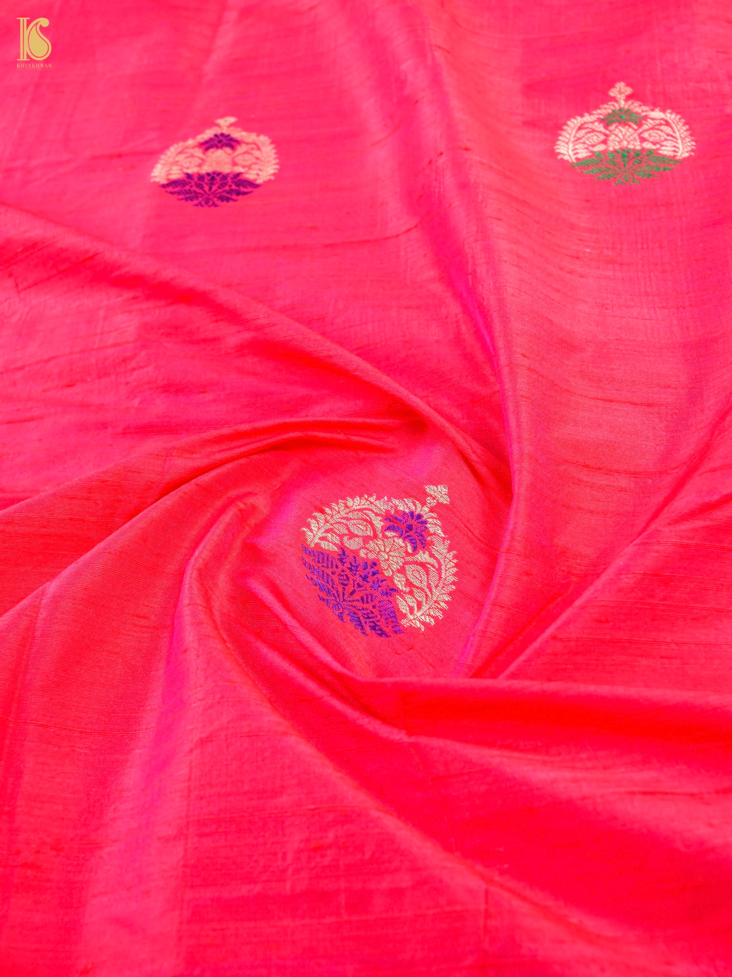 Pure Raw Silk Banarasi Fabric