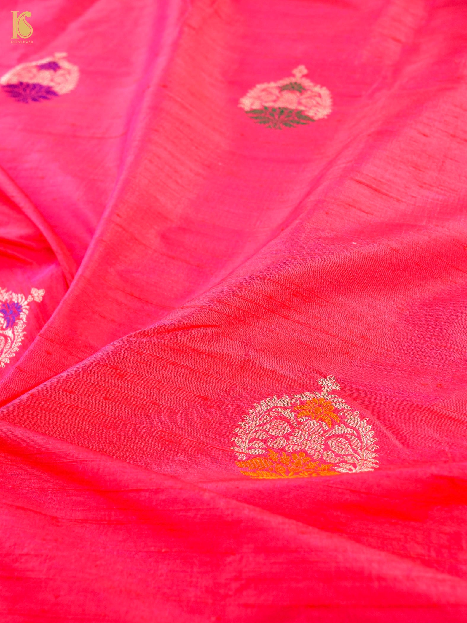 Pure Raw Silk Banarasi Fabric