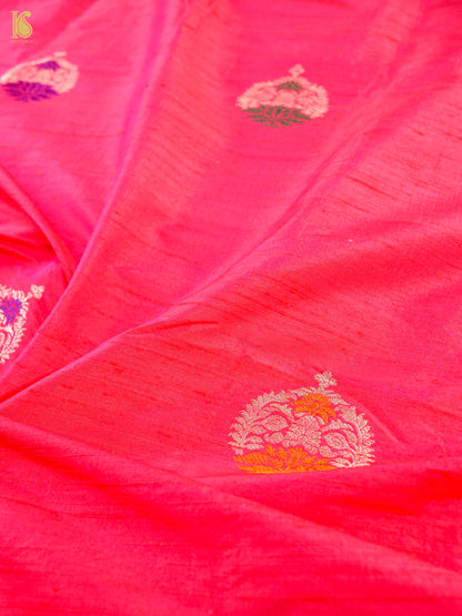 Pure Raw Silk Banarasi Fabric