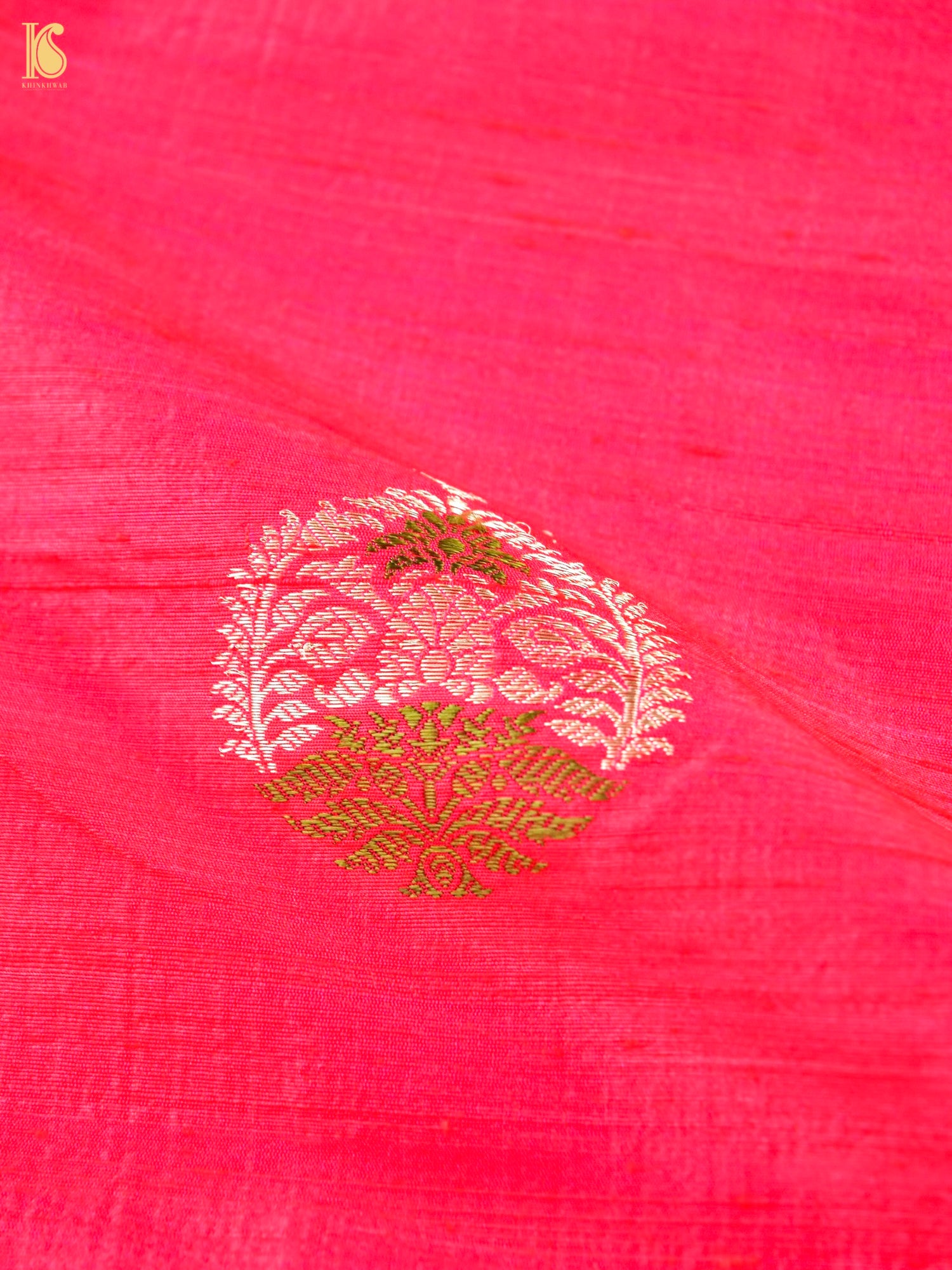 Pure Raw Silk Banarasi Fabric