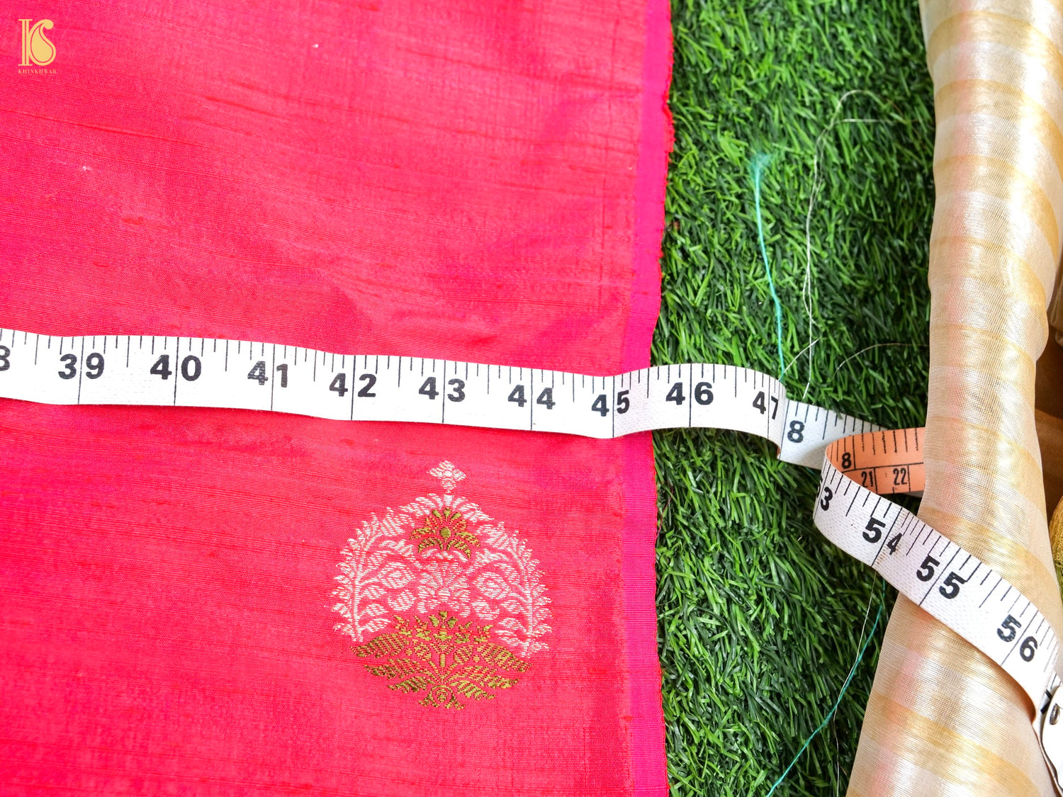 Pure Raw Silk Banarasi Fabric