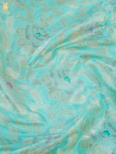 Handloom Pure Brocade Banarasi Fabric