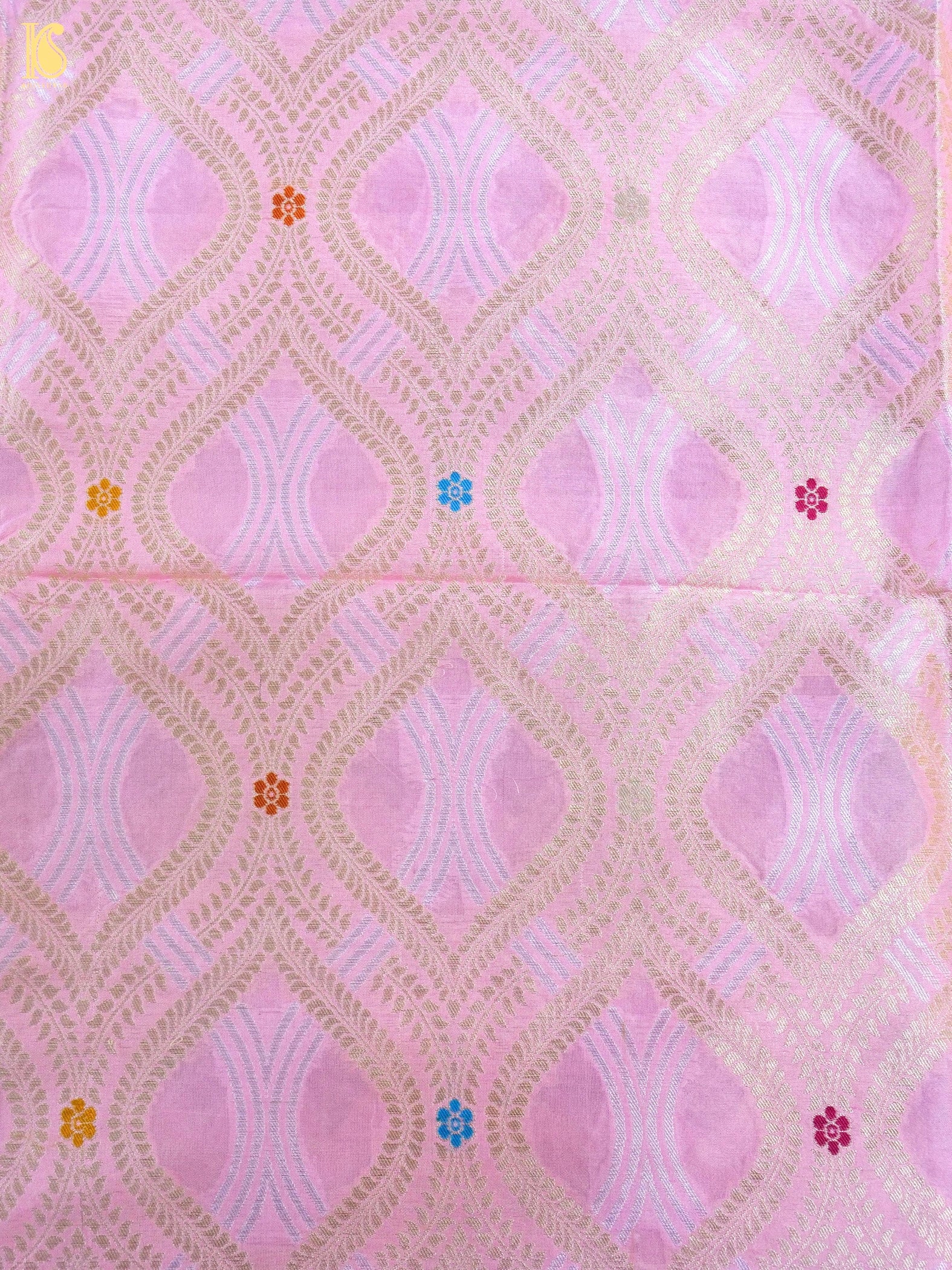 Handloom Pure Brocade Banarasi Fabric