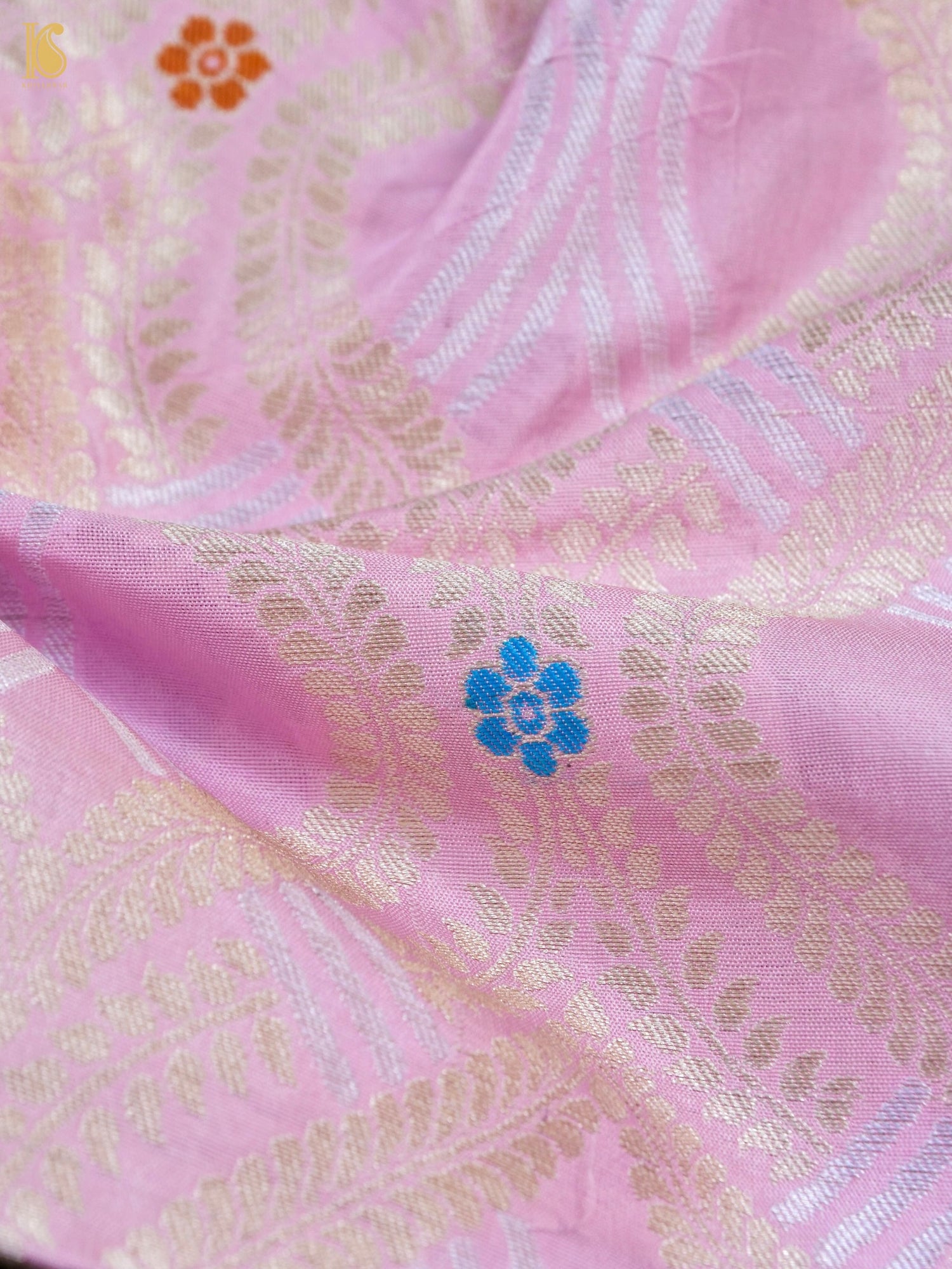 Handloom Pure Brocade Banarasi Fabric