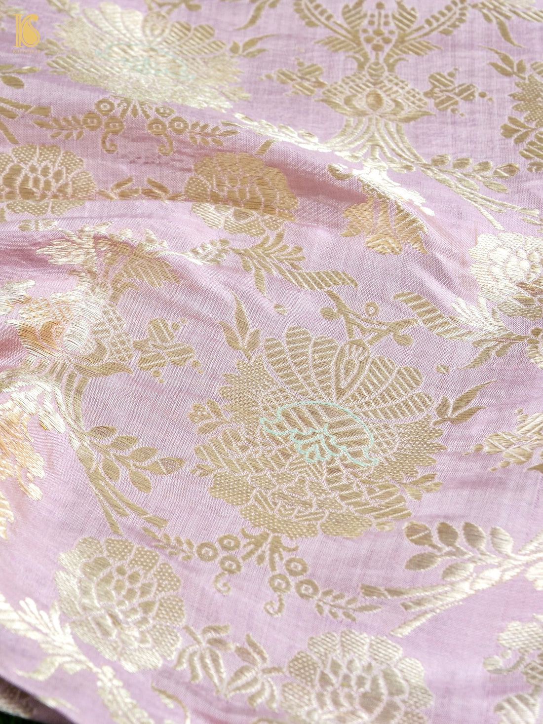 Pure Brocade Banarasi Mehraab Boota Fabric