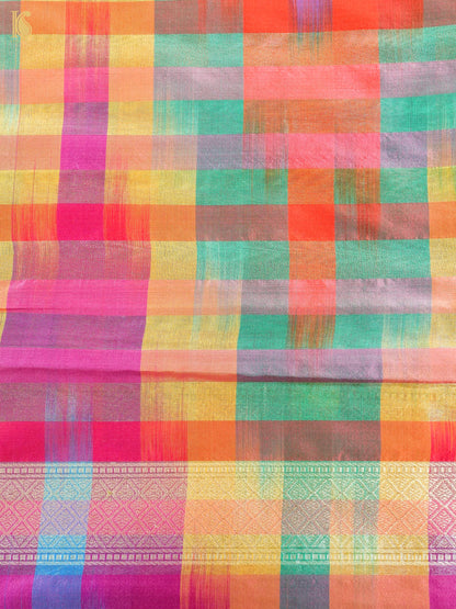 Handloom Banarasi Rangkat Silk Fabric