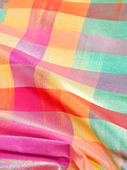 Handloom Banarasi Rangkat Silk Fabric