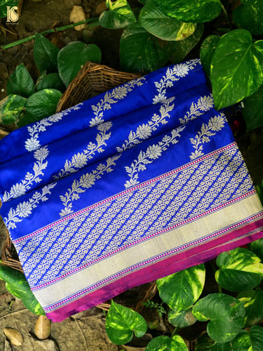 Pure Silk Aada Handwoven Banarasi Saree