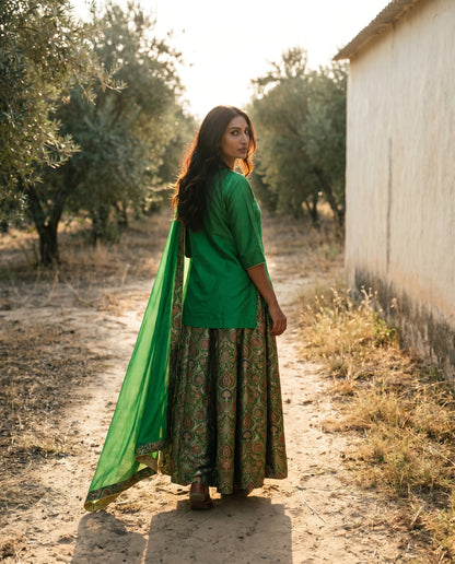 Kinkhab / Kimkhab Aarohi Brocade Banarasi Fabric
