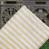 Gold Stripes Pure Tissue by Silk Fabric - Khinkhwab