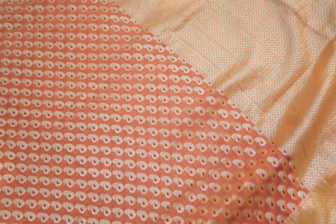 Pure Georgette Handloom Banarasi Saree - Khinkhwab