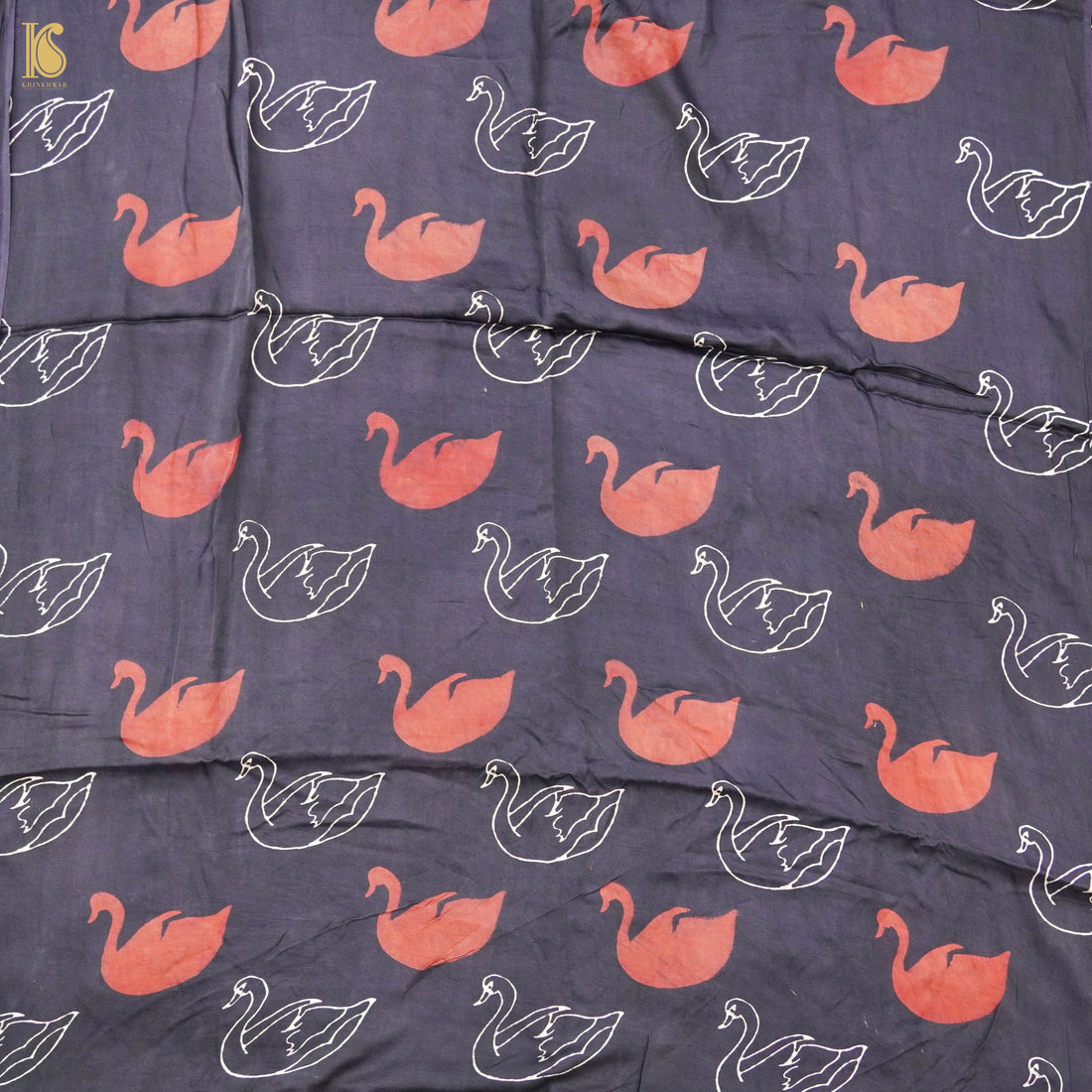 Pure Modal Silk Ajrakh Fabric