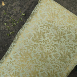 Brocade Banarasi Semi Silk Fabric - Khinkhwab