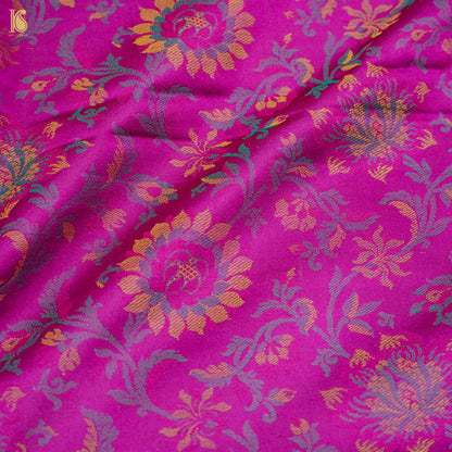 Pure Banarasi Silk Handwoven Tanchui Fabric - Khinkhwab