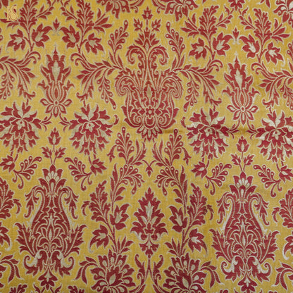 Winter Hazel Pure Kinkhab / Kimkhab Brocade Banarasi Fabric - Khinkhwab