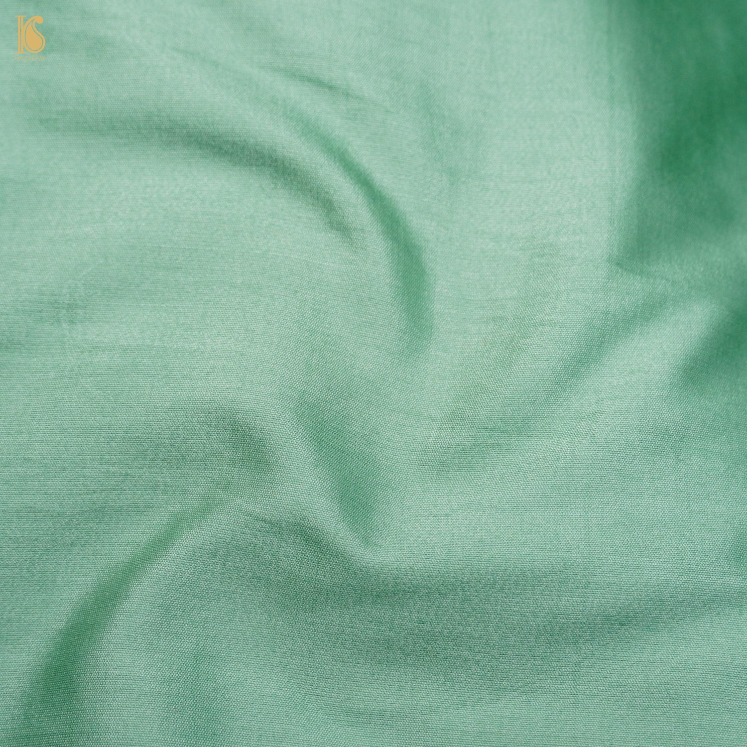 Mint Green Pure Cotton Silk Banarasi Suit Set - Khinkhwab