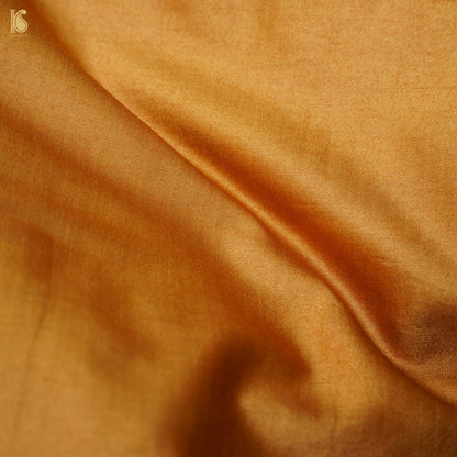 Orange Pure Cotton Silk Banarasi Suit Set - Khinkhwab