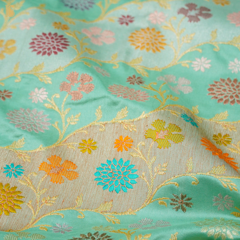 Handloom Banarasi Pure Katan Silk Rangkat Kadwa Meenakari Saree - Khinkhwab
